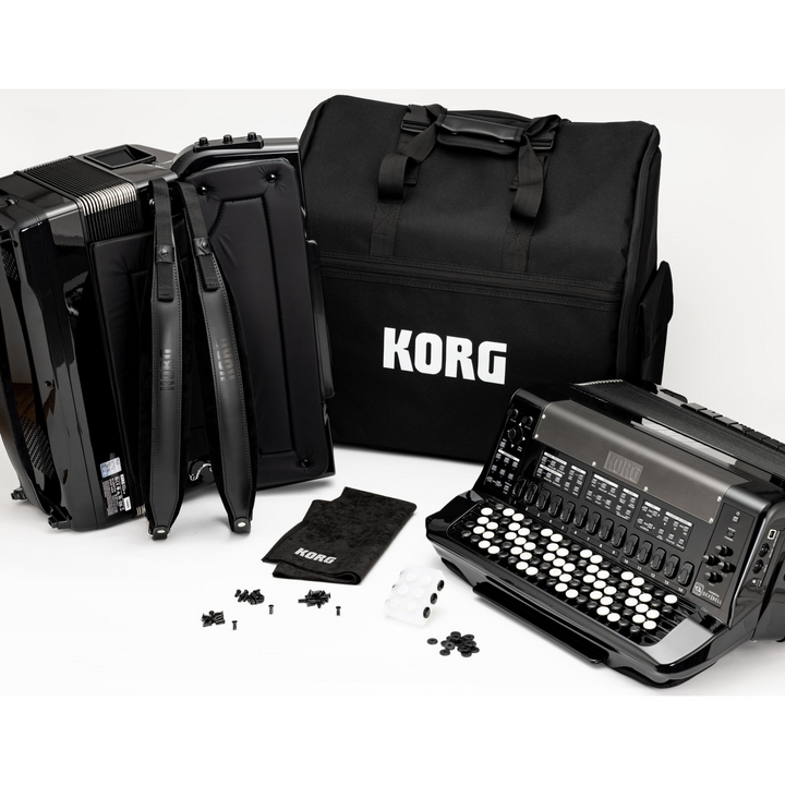 Korg FSUPBMBK FISA Suprema Digital Accordion - Buttons