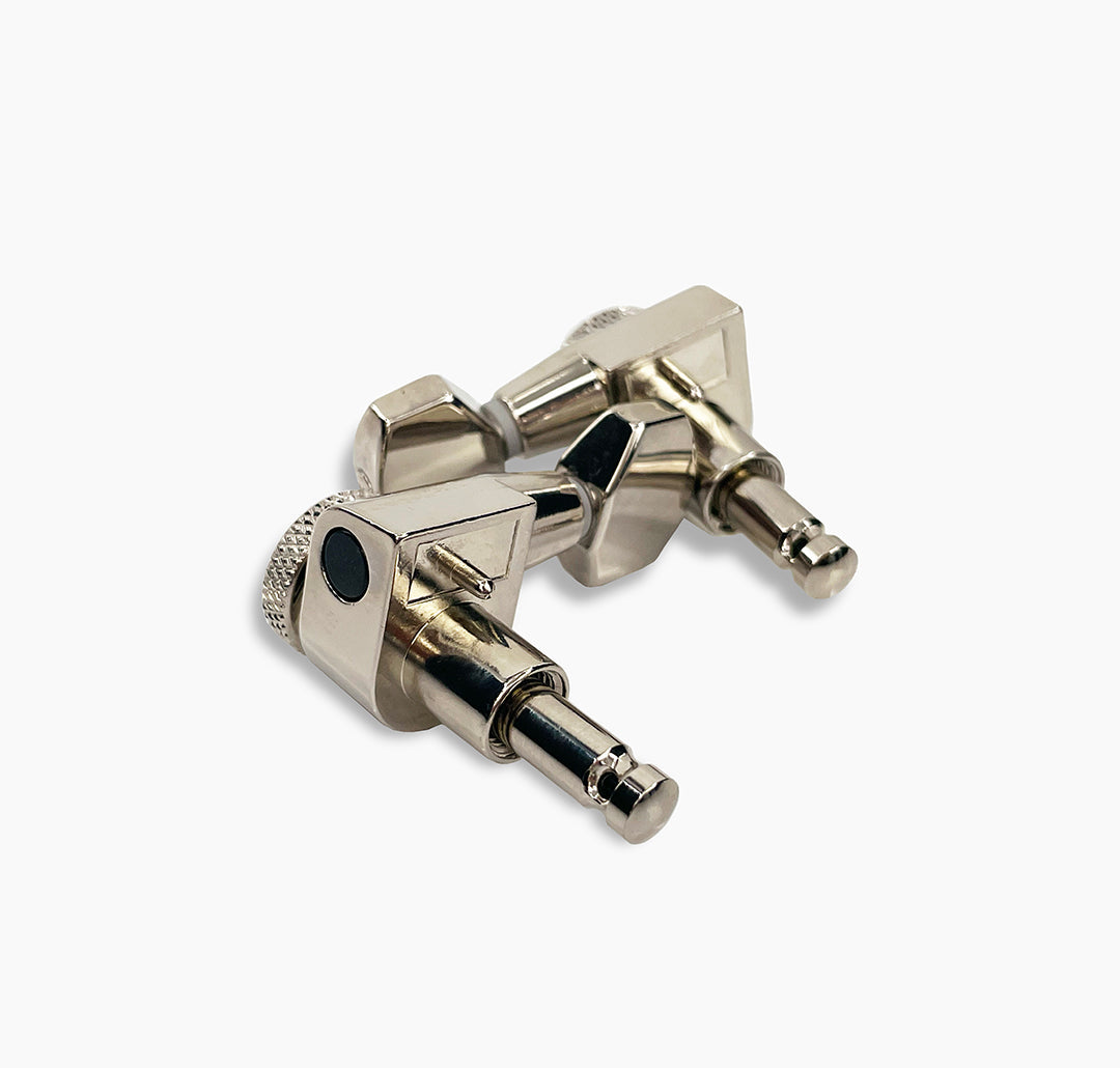 Allparts TK-7108-001 True-Lok Mid-Size Locking Tuners - 3x3, Single Pin, Nickel