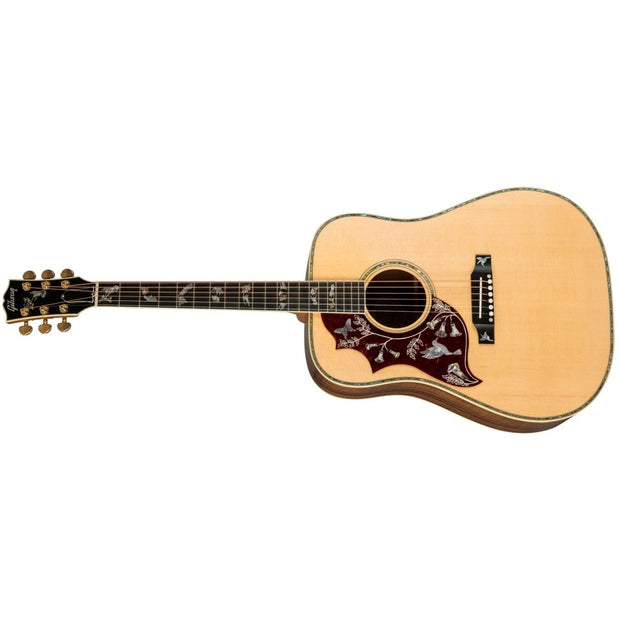 Gibson Hummingbird Custom Acoustic Guitar with Hardshell Case - Antique Natural (Left Handed)