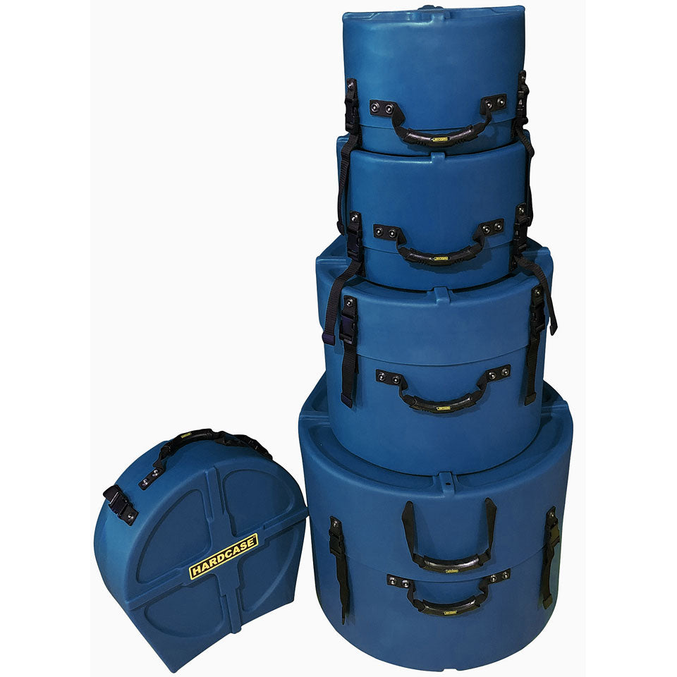 HARDCASE HPFUSION2DB - Drum Case Hn14S, 10T, 12T, 14Ft, 20B - Dark Blue