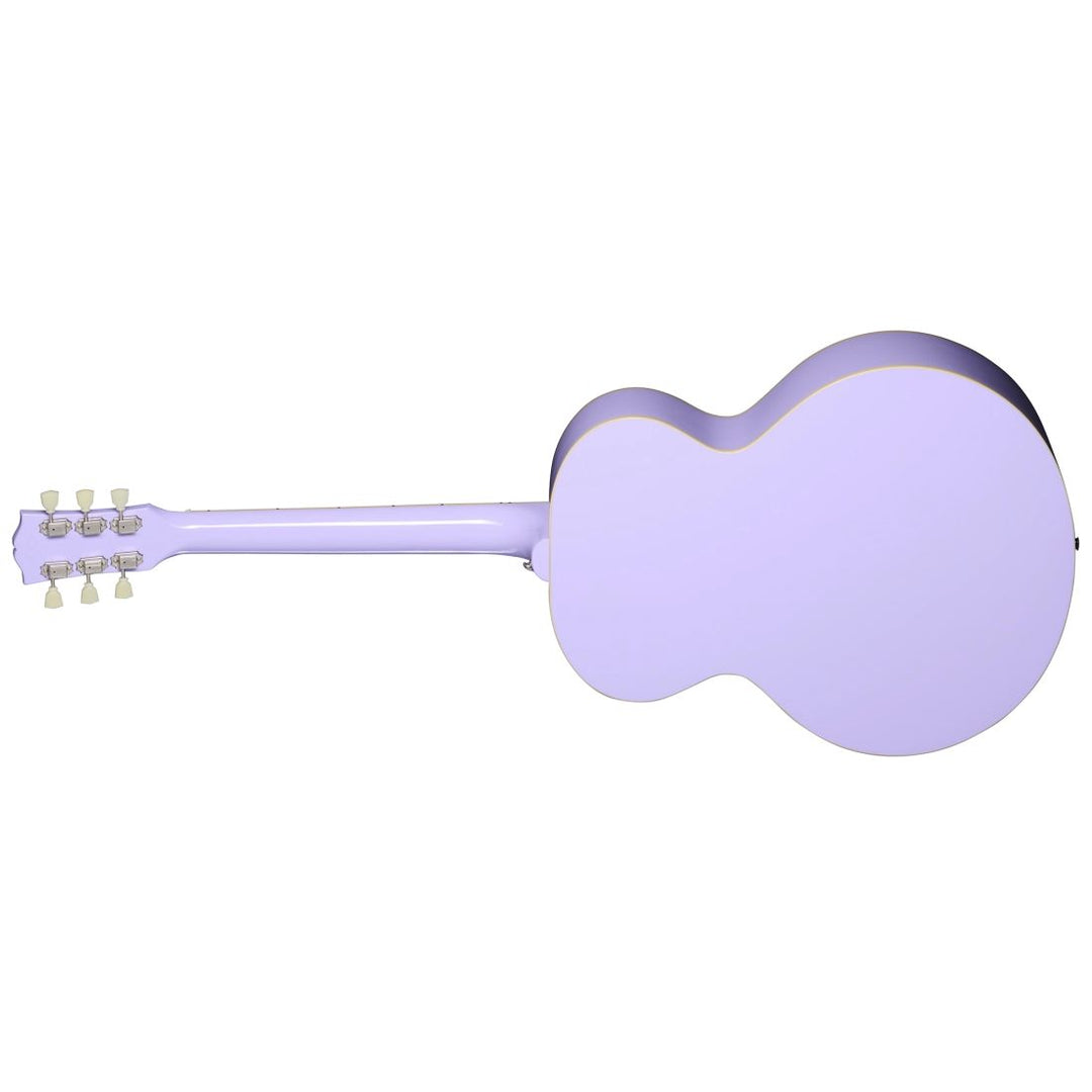 Epiphone J-180 LS Acoustic/Electric Guitar with Hardshell Case - Lavender