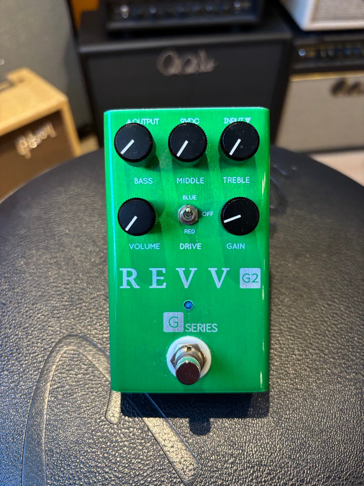 Revv Amplification - G2 Overdrive - Crunch Pedal (V1 Green) - USED