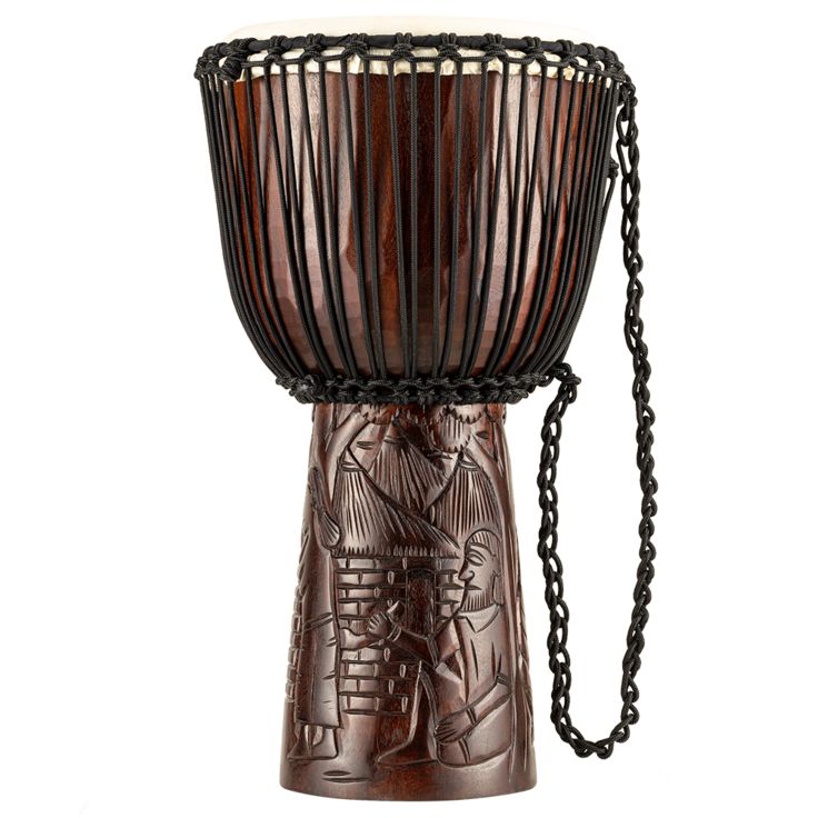 Meinl Percussion 12" Professional African Style Djembe Village carving