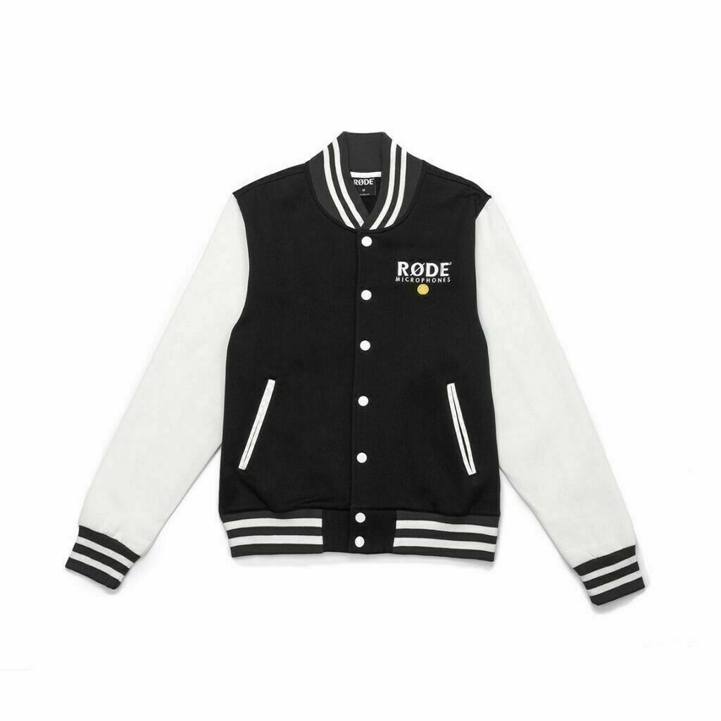 Rode Varsity Jacket Unisex Black & White (XXL)