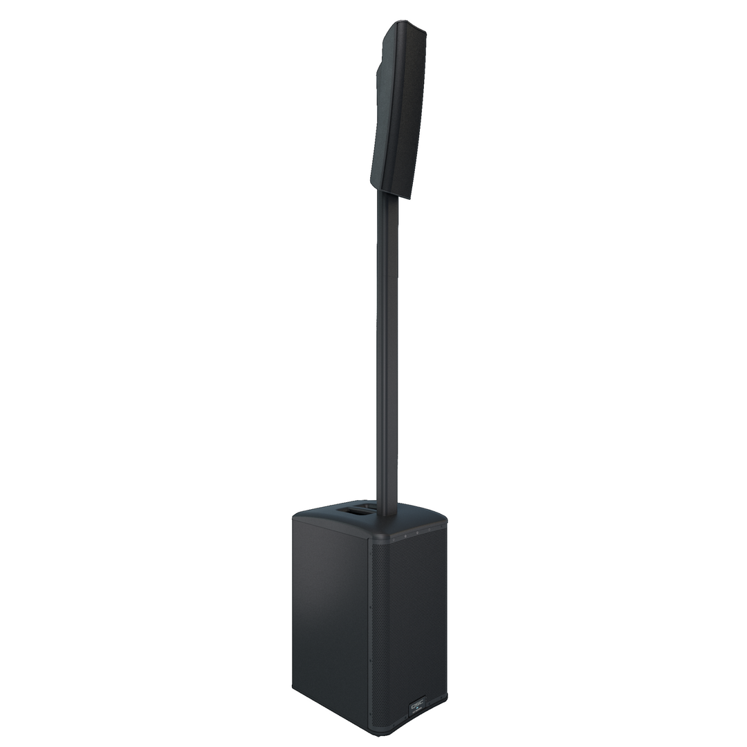QSC KC12-BK 12" 3-Way Column Loudspeaker System with Bluetooth - Black