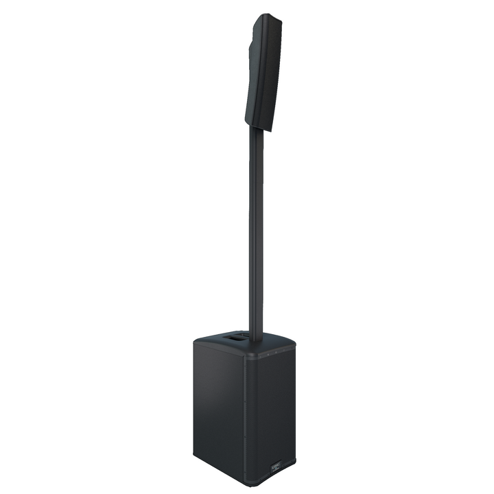 QSC KC12-BK 12" 3-Way Column Loudspeaker System with Bluetooth - Black
