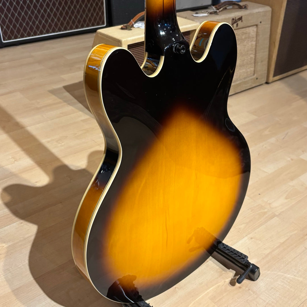 Epiphone - Sheraton II VS Left Handed - Vintage Sunburst w/ Hard Shell Case (2008)  - USED