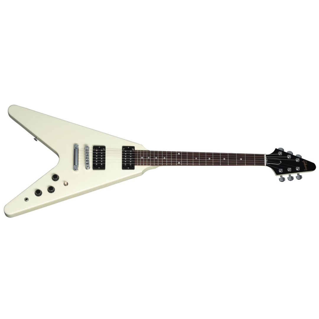 Gibson 80s Flying V Electric Guitar (Classic White)