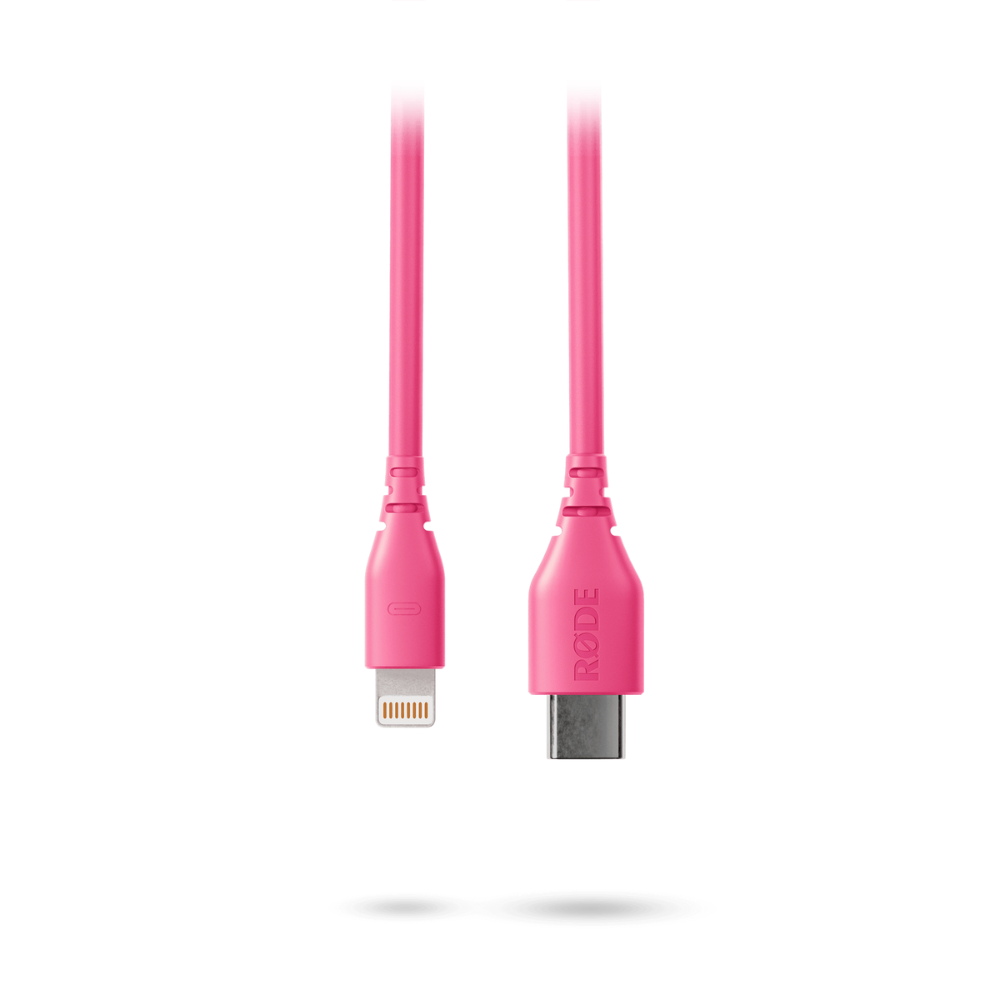 Rode Microphones SC21-P 300mm Lightning to USB-C Cable - Pink