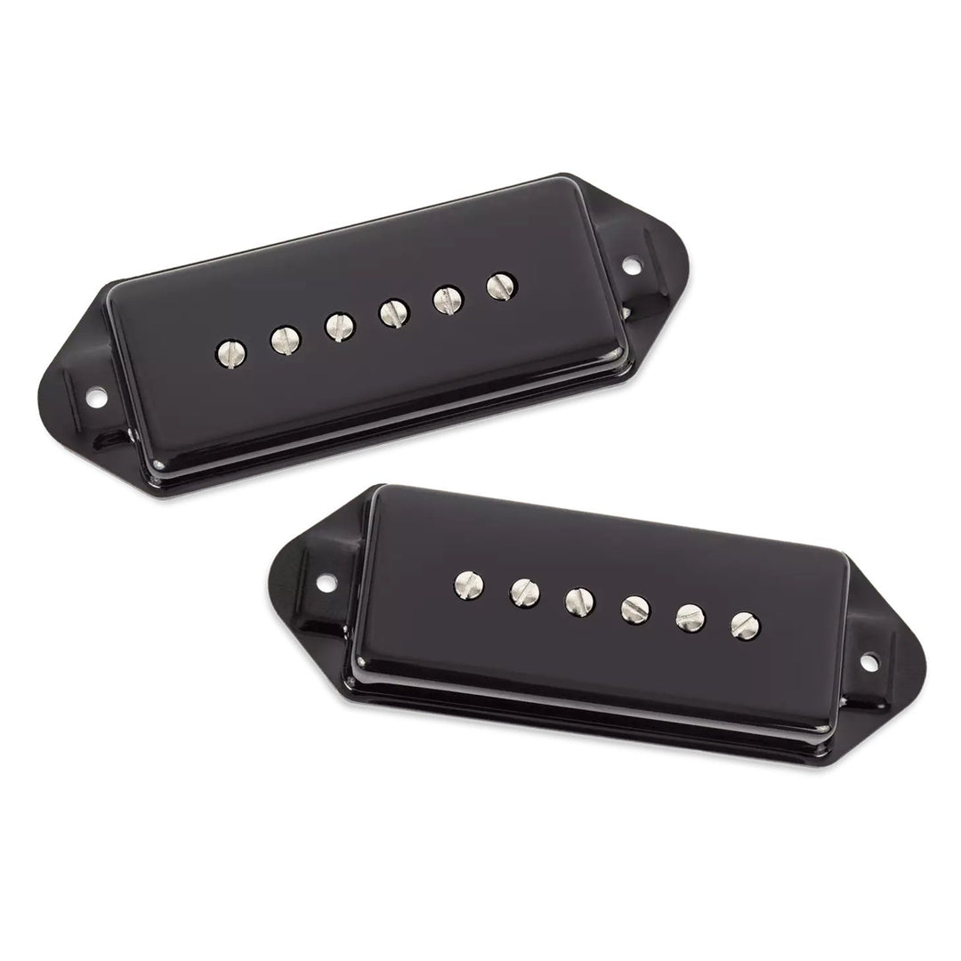 Seymour Duncan 11302-61-BC-NOL Set P90 Silencer Dog Ear -  Vntg Black