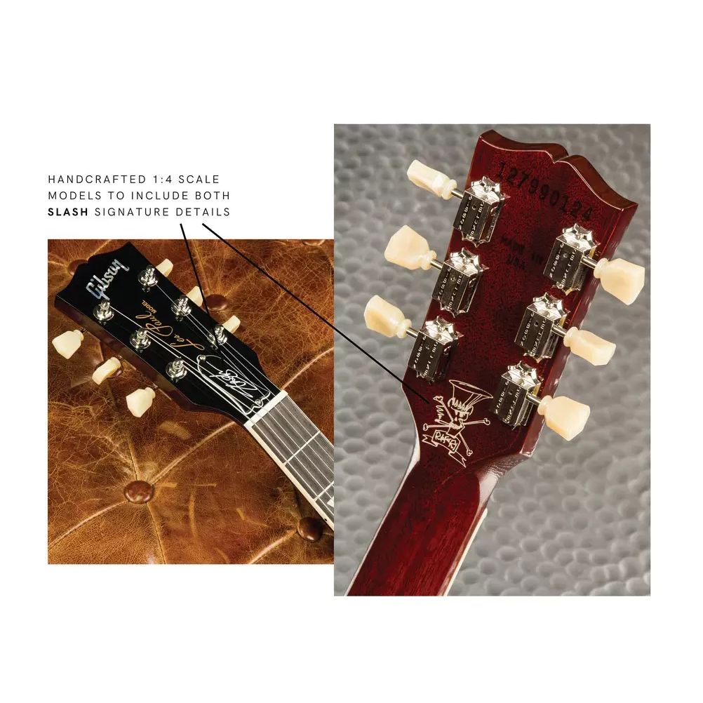 Gibson GG-127 Slash  Les Paul Standard November Burst 1:4 Scale Mini Guitar Model