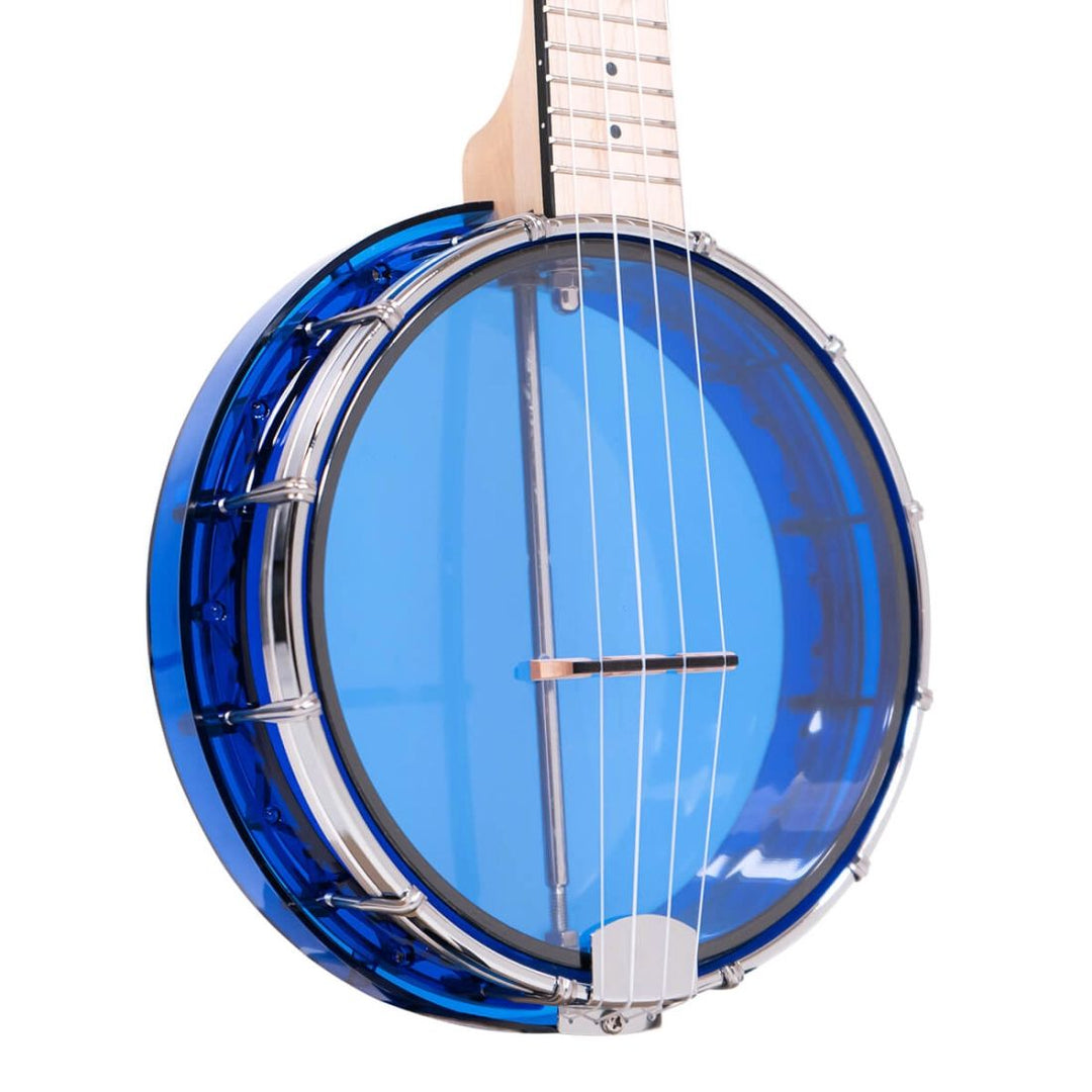 Gold Tone Little Gem See-Through Banjo-Ukulele - Sapphire
