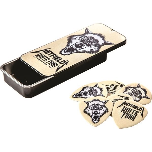 Dunlop .73 White Fang Pick Tin