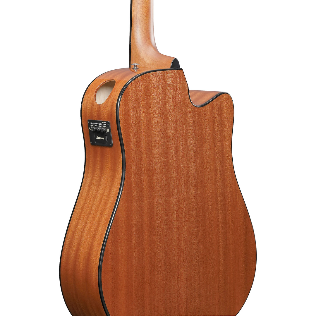 Ibanez AAD51LCEDVS Grand Dreadnought Acoustic-Electric Guitar Dark Violin Sunburst High Gloss Left-Handed