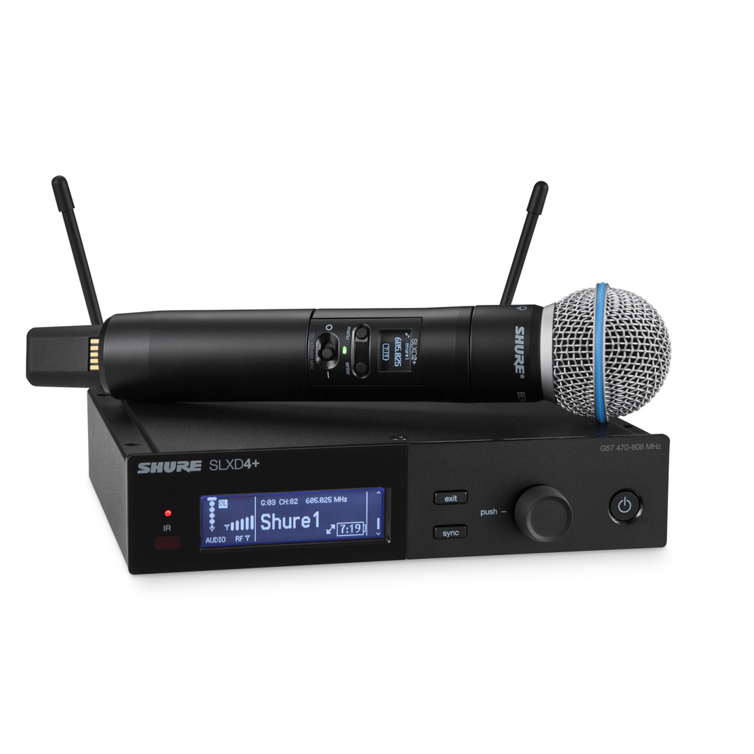 Shure SLXD24+/B58-G57 Handheld System Beta58A