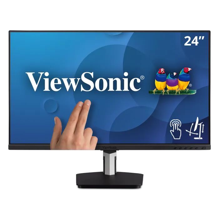 Viewsonic TD2455 24" PCT Touch Monitor  Full HD 1080p, 10-Point Touch, Advanced Ergonomic Stand