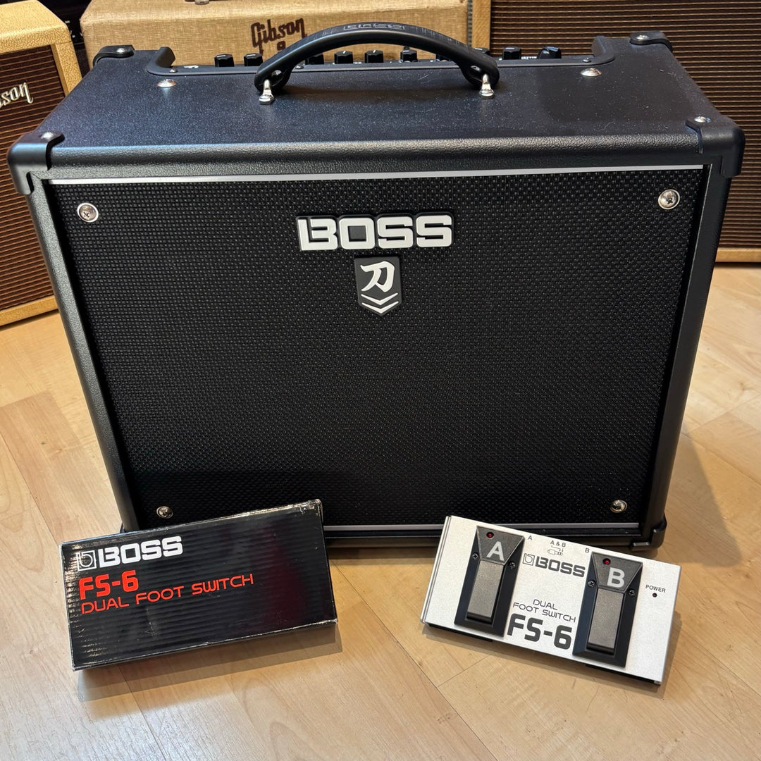 Boss - Katana 50 MKII 112- 50 Watt Combo w/ Boss FS-6 Footswitch (In Box)  2022 - USED