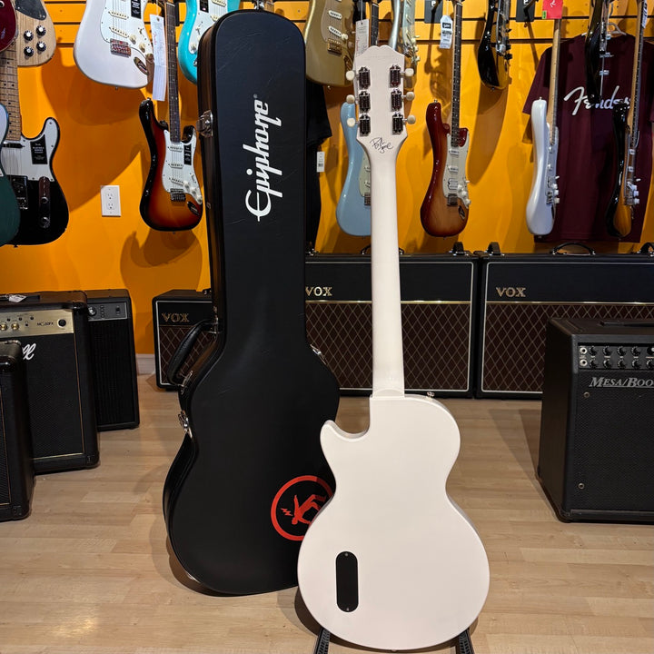 Epiphone - Billy Joe Armstrong  Signature Les Paul JR w/ OHSC ( White - MINT - 2022) - USED