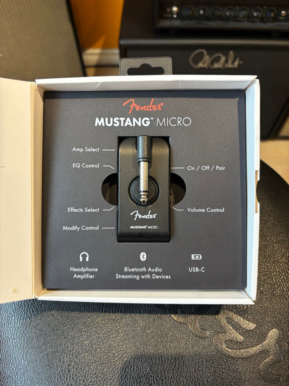 Fender - Mustang Series MICRO Headphone GTR Amplifier w/ Box - USED