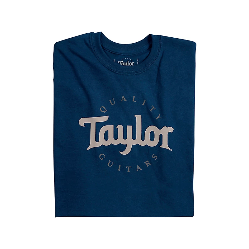 Taylor Mens Two-Color Logo T,Navy-L