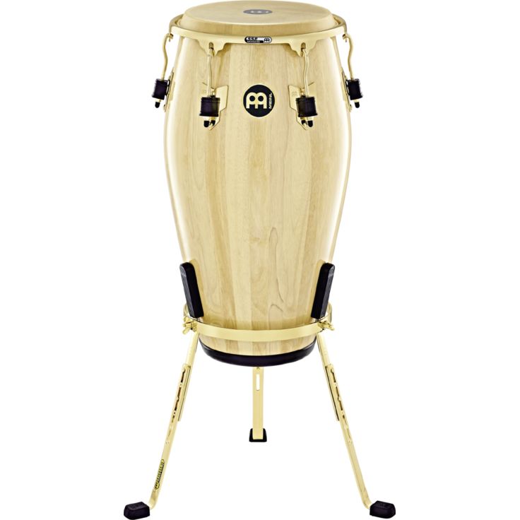 Meinl Percussion 11 3/4" MarathonÂ® Exclusive Series Conga Natural Gold tone HW True Skin Buffalo Head