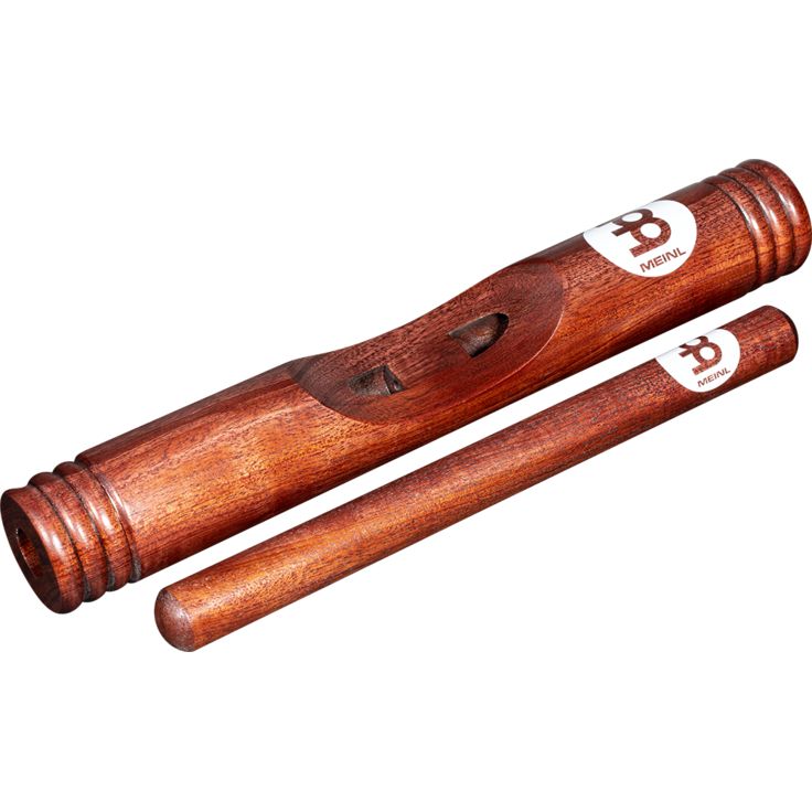 Meinl Percussion Wood Claves African Hollowed Out Select Hardwood
