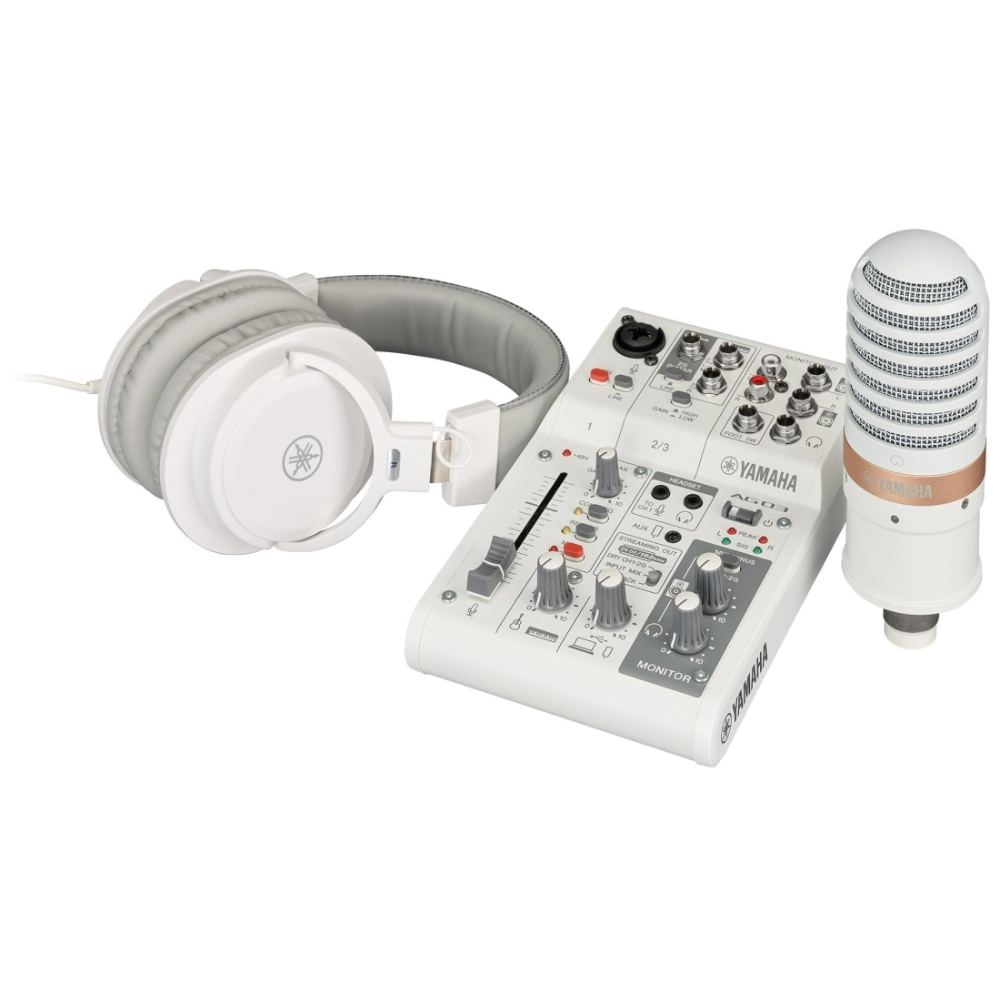Yamaha AG03MK2 W LSPK Yamaha Mixing Console - White