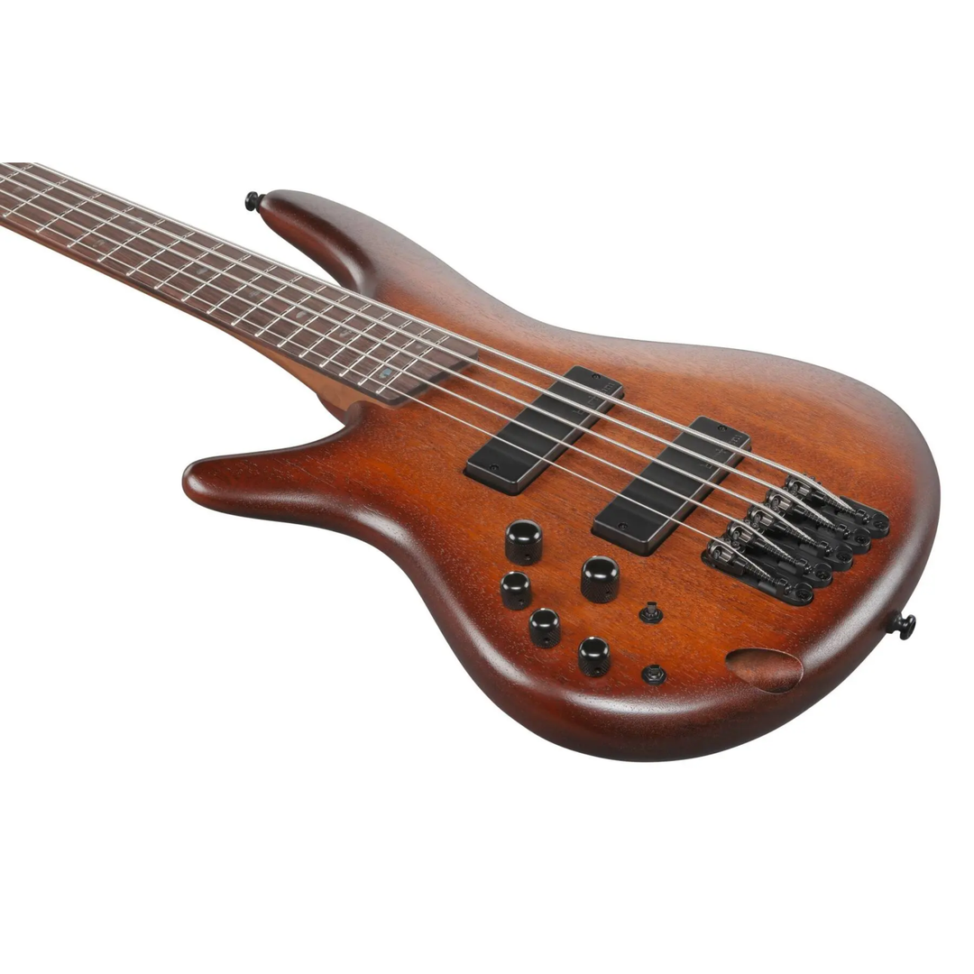 Ibanez SR505ALMHL SR Standard 5 Strings Left-Handed Electric Bass (Mahogany Brown Burst Low Gloss)
