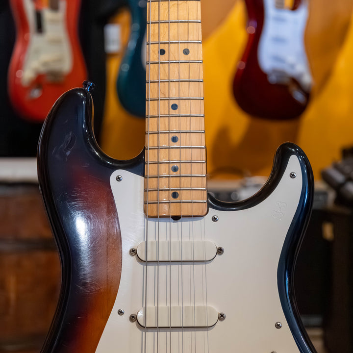 Fender - USA Made S3 Bullet  ( SSS-2-Tone Sunburst - Maple NK)  w/OHSC - 1981 - USED Electric Guitar