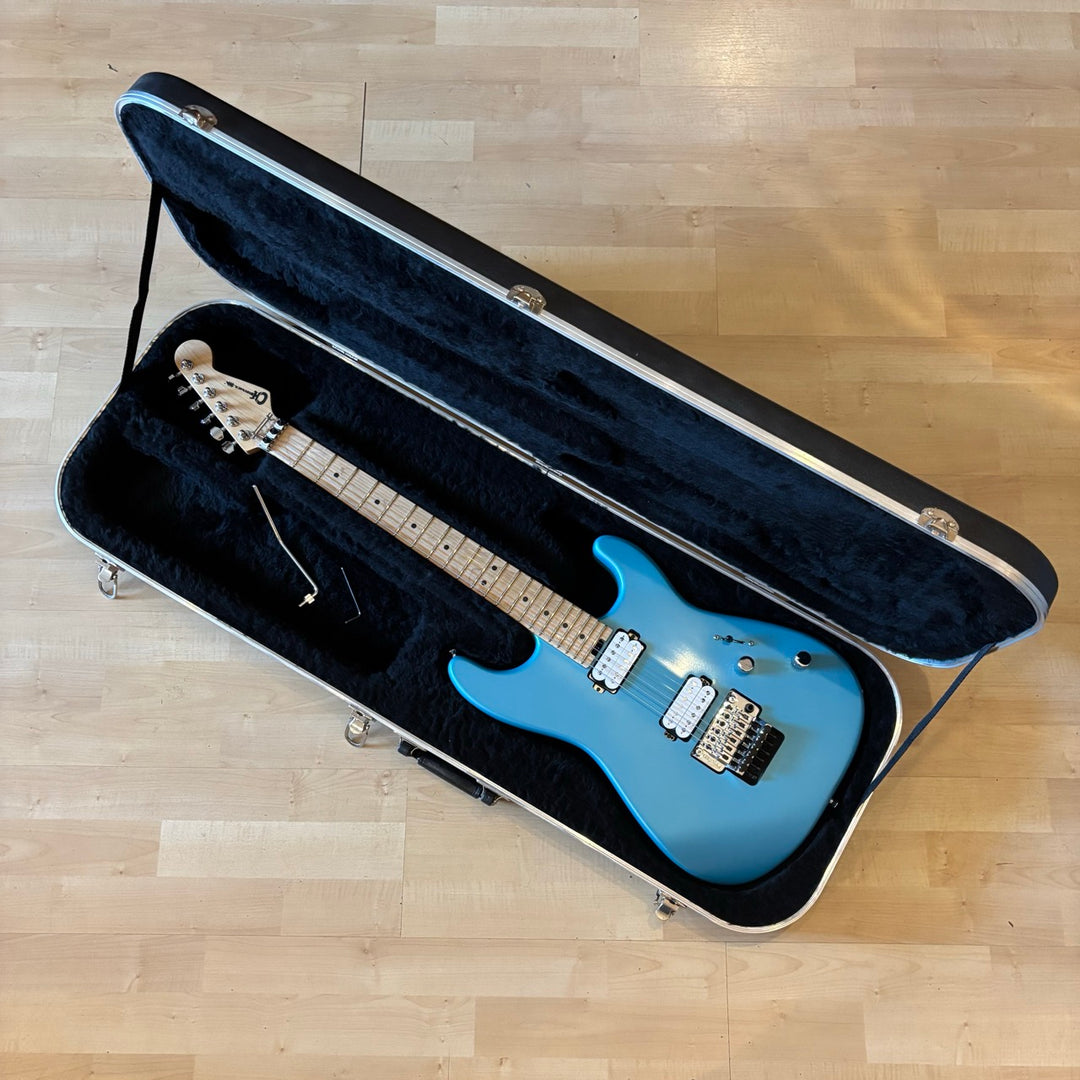 Charvel - "San Dimas "Pro Mod " Style -1 Roasted Maple - Matte Blue Frost w/ SKB HD Case (2017) - USED