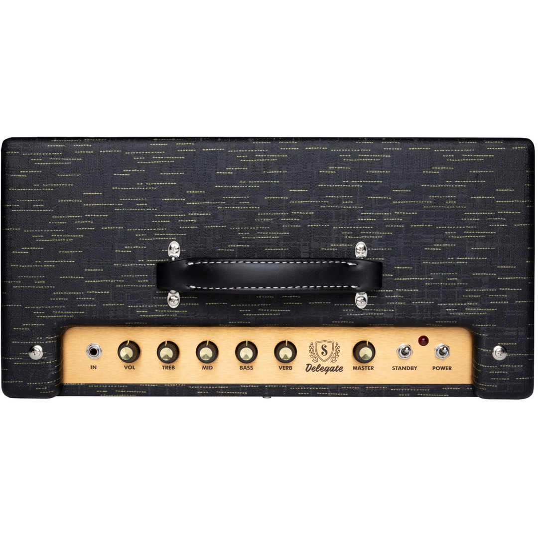 Supro 1620RCBLK Delegate Custom 1 x 12-inch 25-watt Tube Combo Amplifier - Black