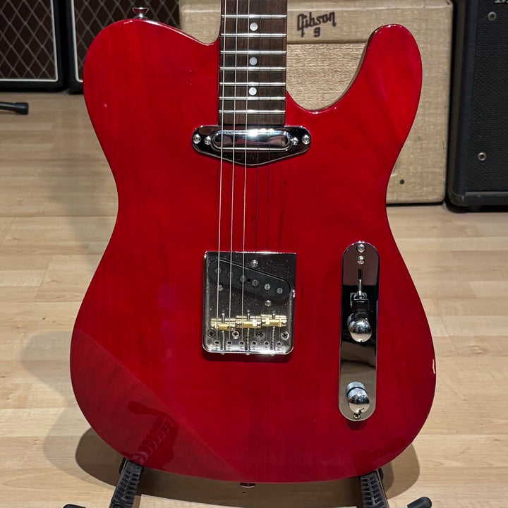 No Name - Tele Parts Caster w/ Fender CS Pickup Set (Ash - Trans Red - No Case) - USED