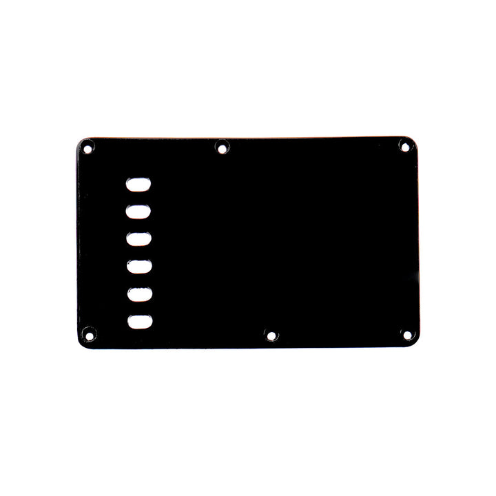 Allparts PG-0556 Tremolo Spring Cover Backplate Black 3-ply (B/W/B) .090