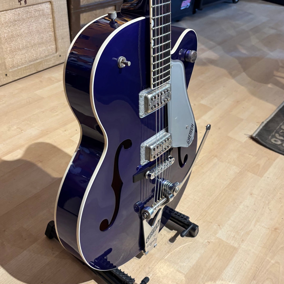 Gretsch - G6120-SH Setzer Hot Rod w/ Gretsch Hard Shell Case (MIJ-Regal Blue-1999) - USED