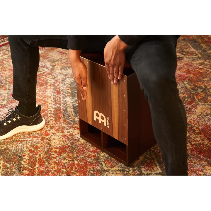 Meinl SUBCAJ5WN- Meinl Subwoofer Jumbo Bass Cajon - Walnut Frontplate