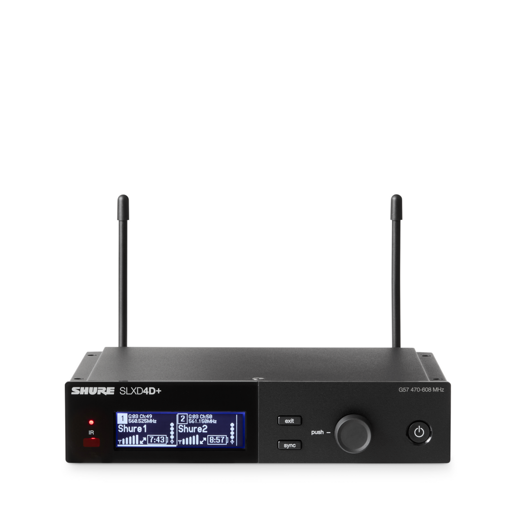 Shure SLXD4D+=-G57 Wireless Receiver Dual