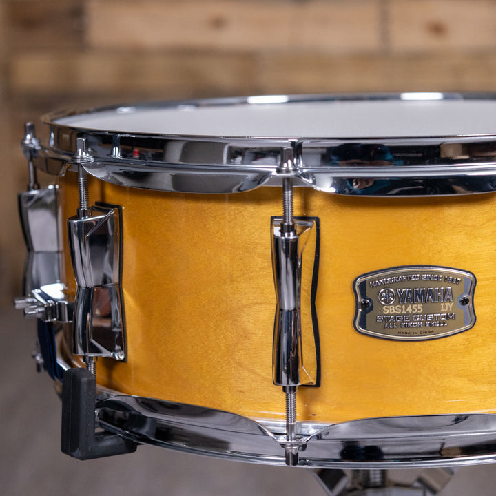 Yamaha SBS1455 Snare Drum Stage Custom Birch 14” x 5.5” - Natural Wood