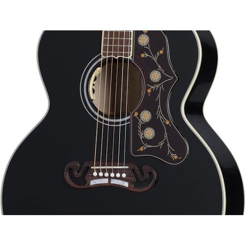 Gibson SJ-200 Standard Acoustic/Electric Guitar - Ebony