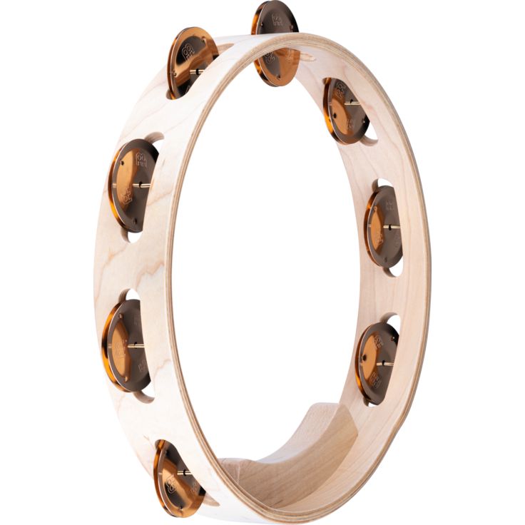 Meinl Percussion 10" Artisan Edition Tambourine Single row Solid cymbal bronze 44mm jingles