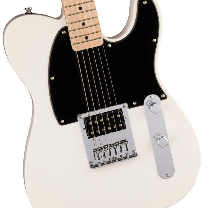 Squier Sonic Esquire  H, Maple Fingerboard, Black Pickguard - Arctic White