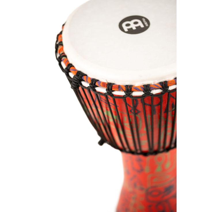 Meinl Percussion 12" Rope Tuned Travel Series Djembe Synthetic Head (Patented) Pharaoh's Script