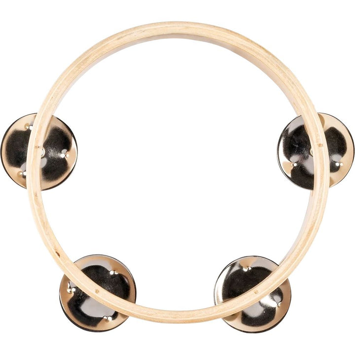 Nino Percussion Single Row Wood Tambourine - 6''