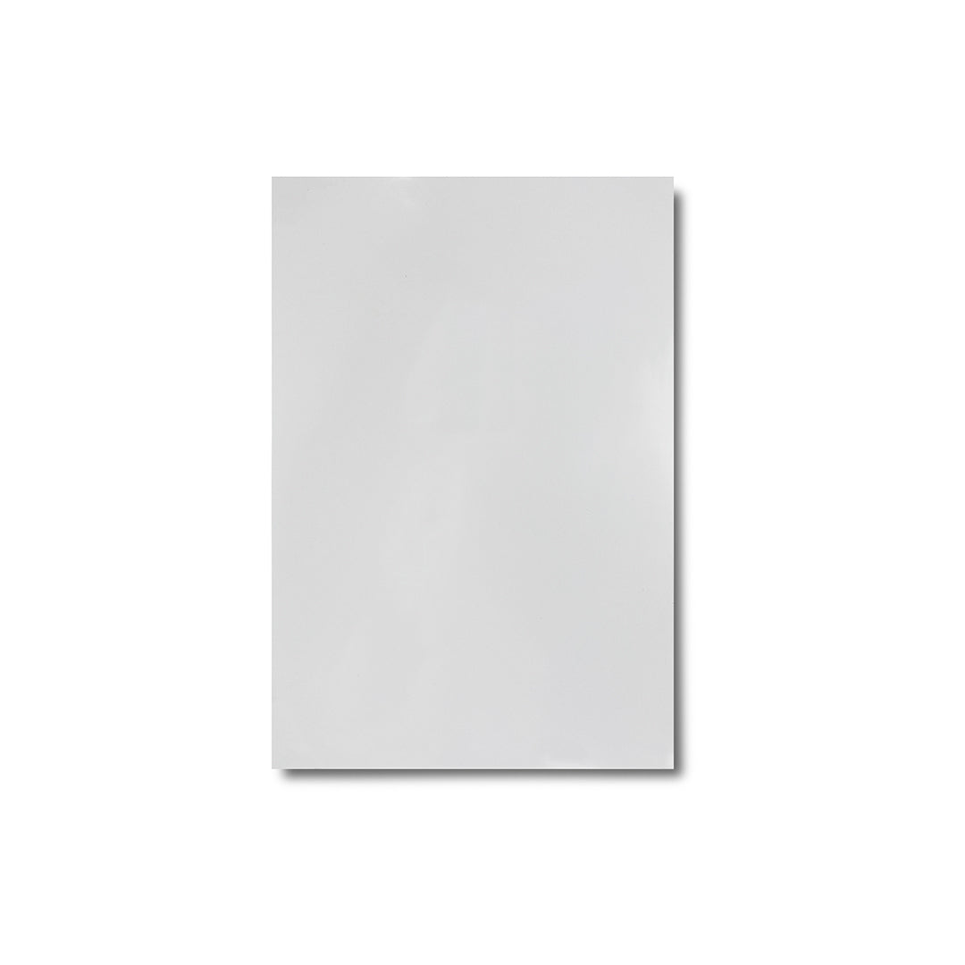 Allparts PG-0095 Rectangular Pickguard Blank White 1-ply .090