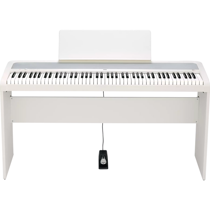 Korg B2PLUSSPWH 88-key Digital Piano with Stand - White