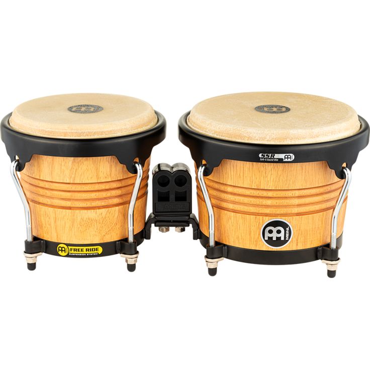 Meinl Percussion MarathonÂ® Series FWB190 Wood Bongo Super Natural