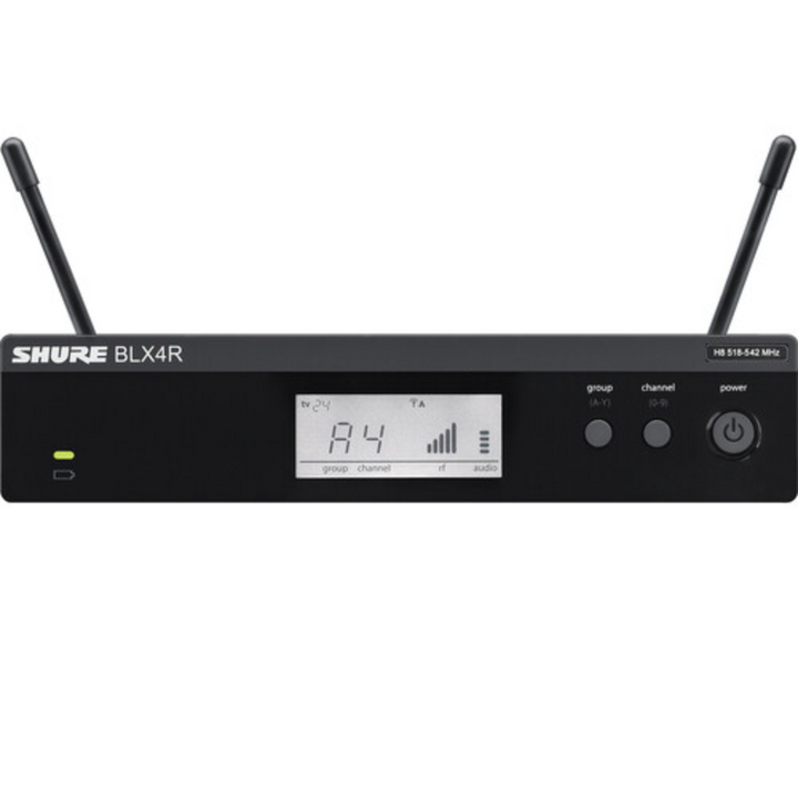 Shure BLX14R/W85M Rackmount Wireless Cardioid Lavalier Microphone System (H9: 512 to 542 MHz)