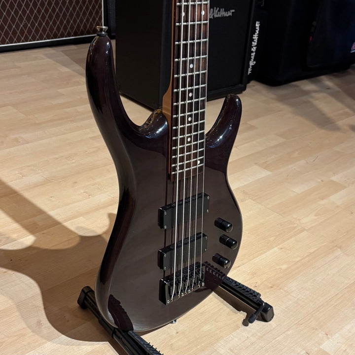 Epiphone -Embassy STD V5 / 5 String Bass (Passive - Trans Black - 2005) - USED