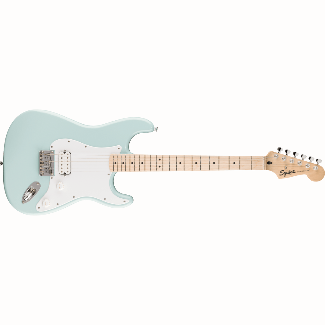 Squier Sonic Stratocaster HT H, Maple Fingerboard, White Pickguard (Sonic Blue)