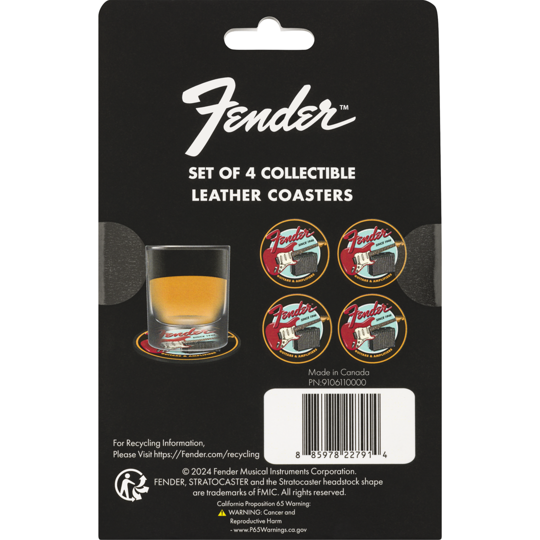 Fender™ 1946 Guitars & Amps Coaster Set