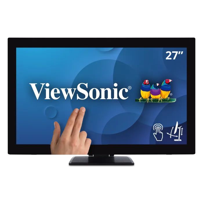Viewsonic TD2760 27" PCT Touch Monitor  Full HD 1080p, 10-Point Touch, Advanced Ergonomic Stand